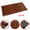 Home Aesthetics Bamboo 6' X 9' Floor Mat, Area Rug Indoor Carpet Walnut Color Finish (CL_HOM503412) - Main Image