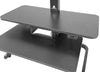 AdvanceUp Electric Automatic Standing Desk Converter Riser with Dual Monitor Mount, Black (CL_ADV503605) - Alt Image 6