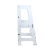 Clevr 2-in-1 Convertible Kids Kitchen Step Stool with Magnetic Activity Board (White) (CL_CRS504104 - new) - Alt Image 4