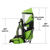 ClevrPlus Hiking Child Carrier Backpack Cross Country, Green (CL_CRS600202) - Alt Image 7