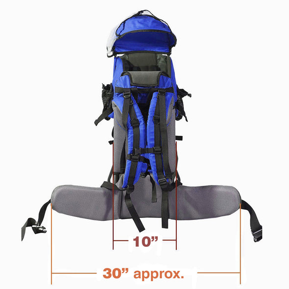 ClevrPlus Hiking Child Carrier Backpack Cross Country, Blue (CL_CRS600211) - Alt Image 7