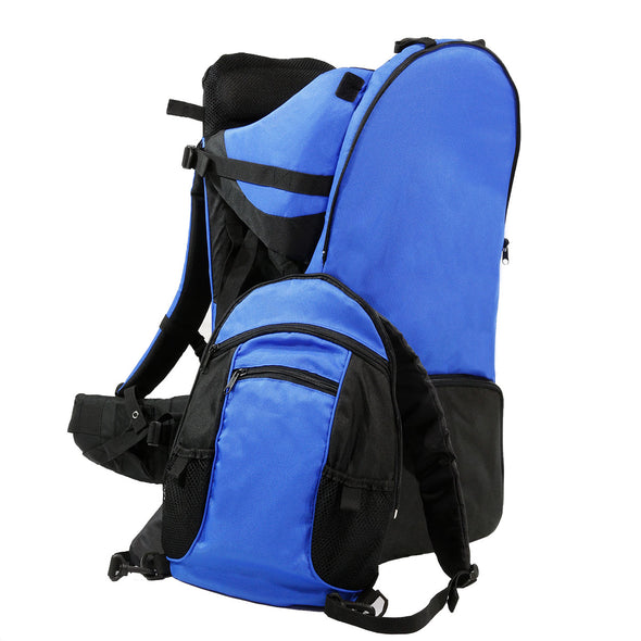 ClevrPlus Deluxe Lightweight Baby Backpack Child Carrier, Blue (CL_CRS600221) - Alt Image 2