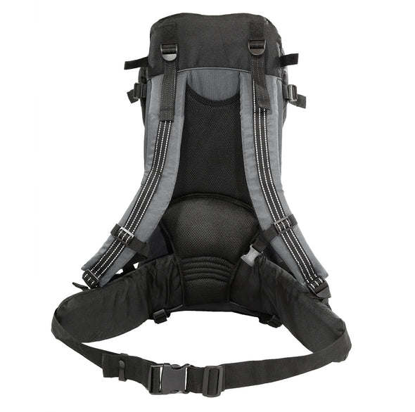 ClevrPlus Deluxe Lightweight Baby Backpack Child Carrier, Grey (CL_CRS600223) - Alt Image 6