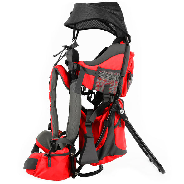 ClevrPlus Baby Backpack Hiking Child Carrier, Red (CL_CRS600232) - Alt Image 1