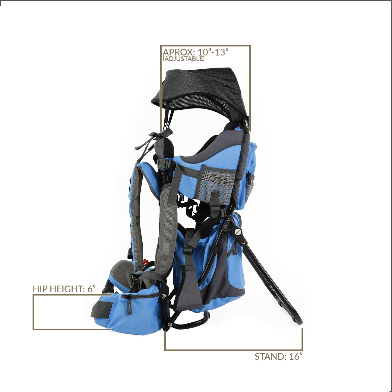 Cross Country Child Carrier, Blue