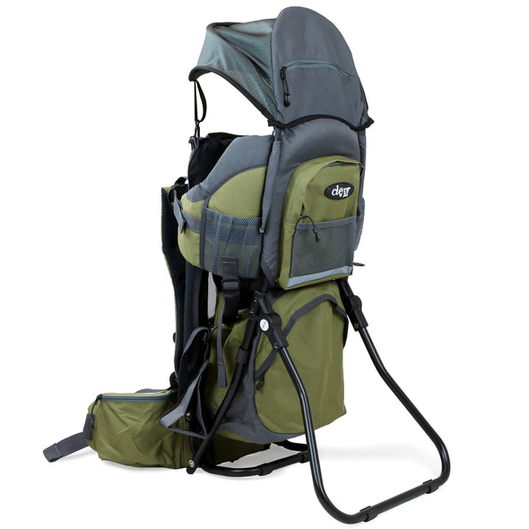 ClevrPlus Baby Backpack Hiking Child Carrier, Army Green (CL_CRS600234) - Alt Image 5