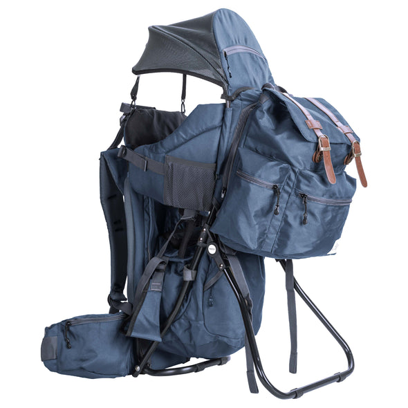 ClevrPlus Urban Explorer Baby Backpack Cross Country Child Carrier with Detachable Bag, Blue (CL_CRS600243) - Alt Image 1
