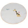 LoveTree Round White Kids Canvas Cushion Anti skid Door Mat Carpet Rug, Giraffe (CL_CRS600991) - Alt Image 1