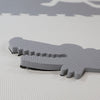 Clevr Grey XLARGE 1/2" Thick Interlocking EVA Foam Mat for Kids Baby Play Mats, 78" X 78,  41 Sqft, 9 pcs, Safari Animal (CL_CRS601202) - Alt Image 7