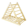 Clevr Wooden Triangle Climber with Reversible Climbing Ramp/Slide for Kids Toddlers (CL_CRS601401) - Alt Image 7