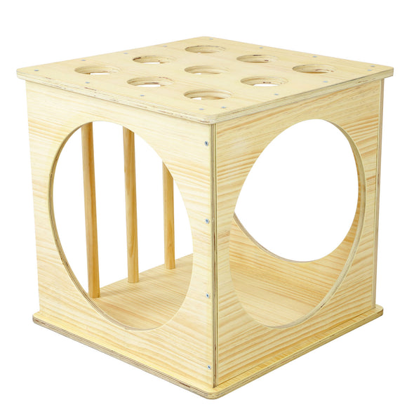 Clevr Multifunctional Wooden Cube Climber for Kids Toddlers Climbing Toy Indoor (CL_CRS601403) - Main Image