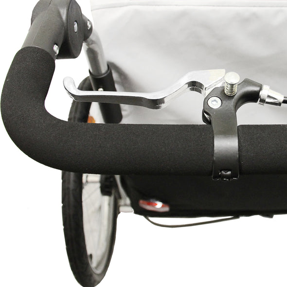 ClevrPlus Deluxe Child Trailer/ Bicycle Jogger, Red (CL_CLP802606) - Alt Image 7