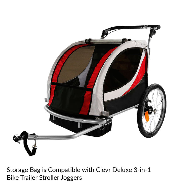 ClevrPlus Bike Trailer Storage Cup Holder Bag Black (CL_CRS802609) - Alt Image 3