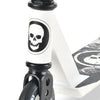 Xspec Pro Stunt Kick Scooter with Strong Aluminum Deck, White & Black with Skulls (CL_CRS803911) - Alt Image 6