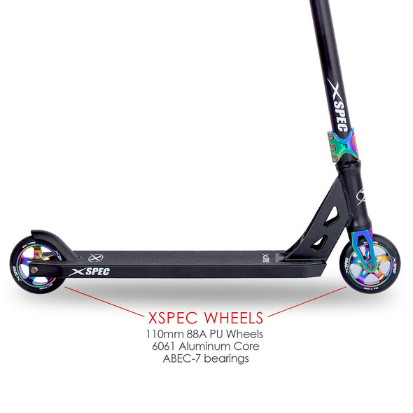 Xspec Black Neo Chrome Pro Stunt Kick Scooter Anodized Aluminum BMX Handlebar (CL_CRS803915) - Alt Image 4