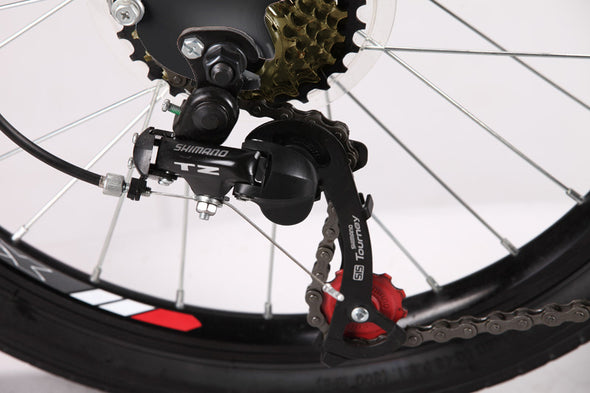 Xspec 20" 7 Speed Folding Compact City Commuter Bike, Black (CL_CRS804601) - Alt Image 7