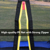 Clevr 7 Ft. Trampoline Bounce Jump Safety Enclosure Net W/ Spring Pad Round (CL_CRS805404) - Alt Image 8