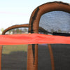 Clevr 7 Ft. Trampoline Bounce Jump Safety Enclosure Net W/ Spring Pad Orange (CL_CRS805406) - Alt Image 6