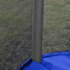 Clevr 7 Ft. Trampoline Bounce Jump Safety Enclosure Net W/ Spring Pad - Black (CL_CRS805408) - Alt Image 7