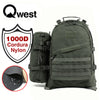 Qwest 42L Outdoor Tactical Military Style Gear Pack Backpack + Bonus 10 L Bag, Drab Green (CL_CRS806006) - Alt Image 1