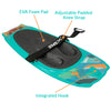 Xspec Kneeboard for Knee Surfing Boating Waterboarding, Aqua (CL_CRS806401) - Alt Image 1