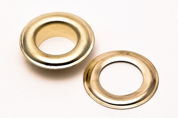 Clevr 300 pc. Brass Grommets & Washers for Hand Pressed Grommet Machines (Size #4) 1/2" (CL_CRS200304) - Alt Image 4