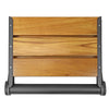 Home Aesthetics 18" Wall Mounted Serena Folding Bath Shower Bench Seat w/ Back Rest (CL_HOM501108) - Alt Image 3