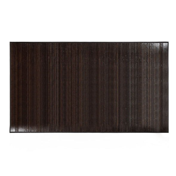Home Aesthetics Bamboo 6' X 9' Floor Mat, Area Rug Indoor Carpet Espresso Color Finish (CL_HOM503412-Dark) - Alt Image 2