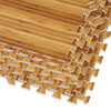Home Aesthetics Bamboo Wood Grain Interlocking EVA Foam Floor Mats (100 Sq. Ft. - 25 pcs) (CL_HOM804926) - Alt Image 2