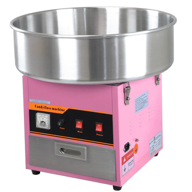 PartyHut Commercial Cotton Candy Machine Carnival Party Candy Floss Maker Pink (CL_PTH201704) - Main Image