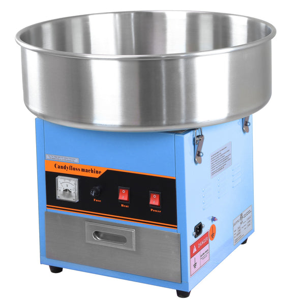 PartyHut Commercial Cotton Candy Machine Carnival Party Candy Floss Maker Blue (CL_PTH201714) - Main Image