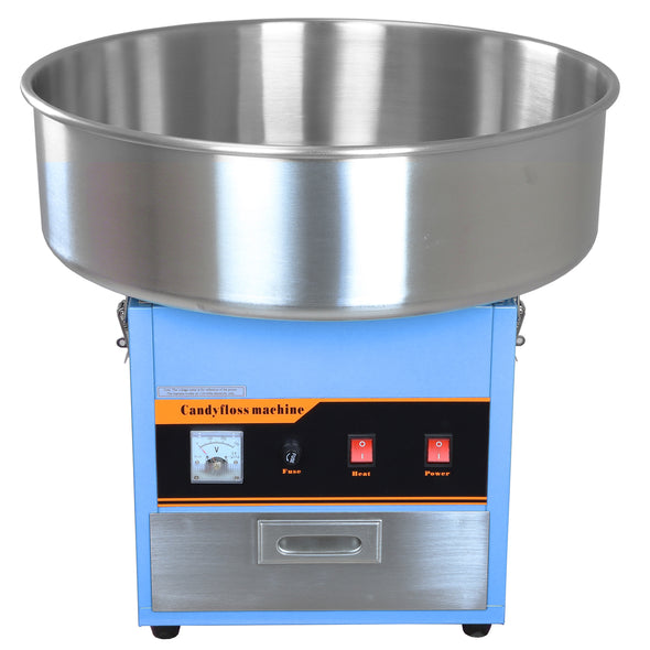 PartyHut Commercial Cotton Candy Machine Carnival Party Candy Floss Maker Blue (CL_PTH201714) - Alt Image 1