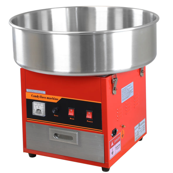 PartyHut Commercial Cotton Candy Machine Carnival Party Candy Floss Maker Red (CL_PTH201724) - Main Image