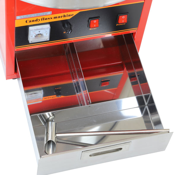 PartyHut Commercial Cotton Candy Machine Carnival Party Candy Floss Maker Red (CL_PTH201724) - Alt Image 4