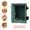 PartyHut 82 QT Insulated Food Pan Carrier Front Loading Food Warmer with Wheels, Green (CL_PTH504503) - Alt Image 2