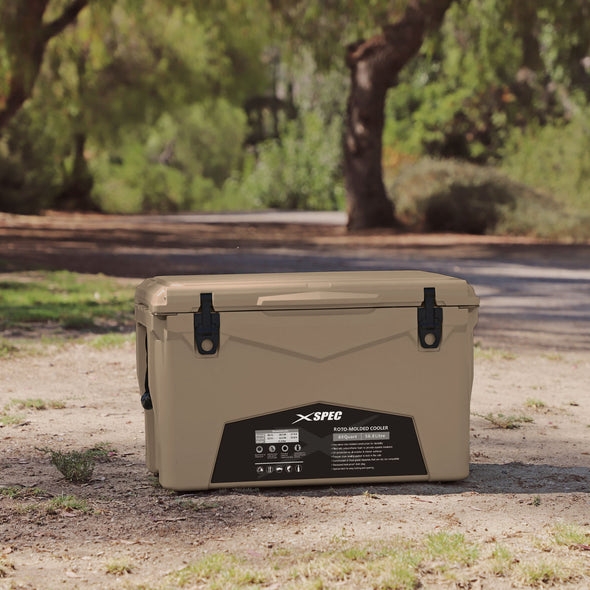 Xspec 60 Quart Roto Molded High Performance Cooler, Sand (CL_XSP503805) - Alt Image 8