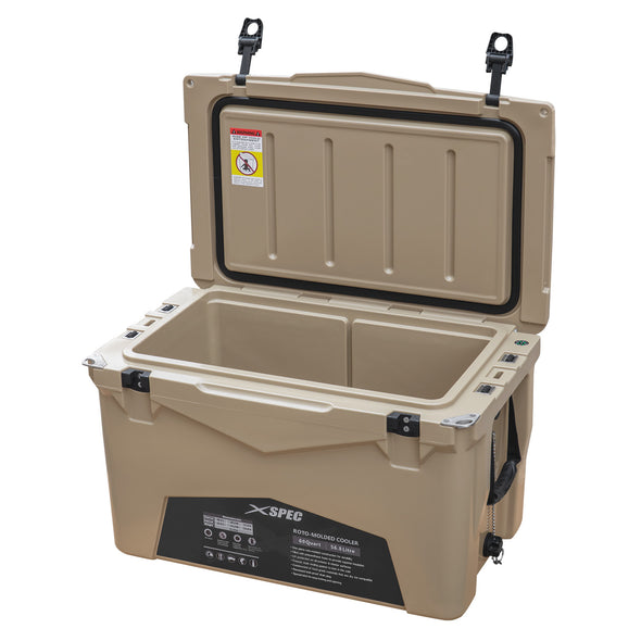 Xspec 60 Quart Roto Molded High Performance Cooler, Sand (CL_XSP503805) - Alt Image 1