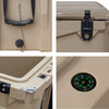 Xspec 60 Quart Roto Molded High Performance Cooler, Sand (CL_XSP503805) - Alt Image 3