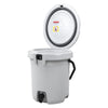 Xspec 5 Gallon Rotomolded Beverage Cooler Dispenser Outdoor Ice Bucket, Cool Grey (CL_XSP503822) - Alt Image 8