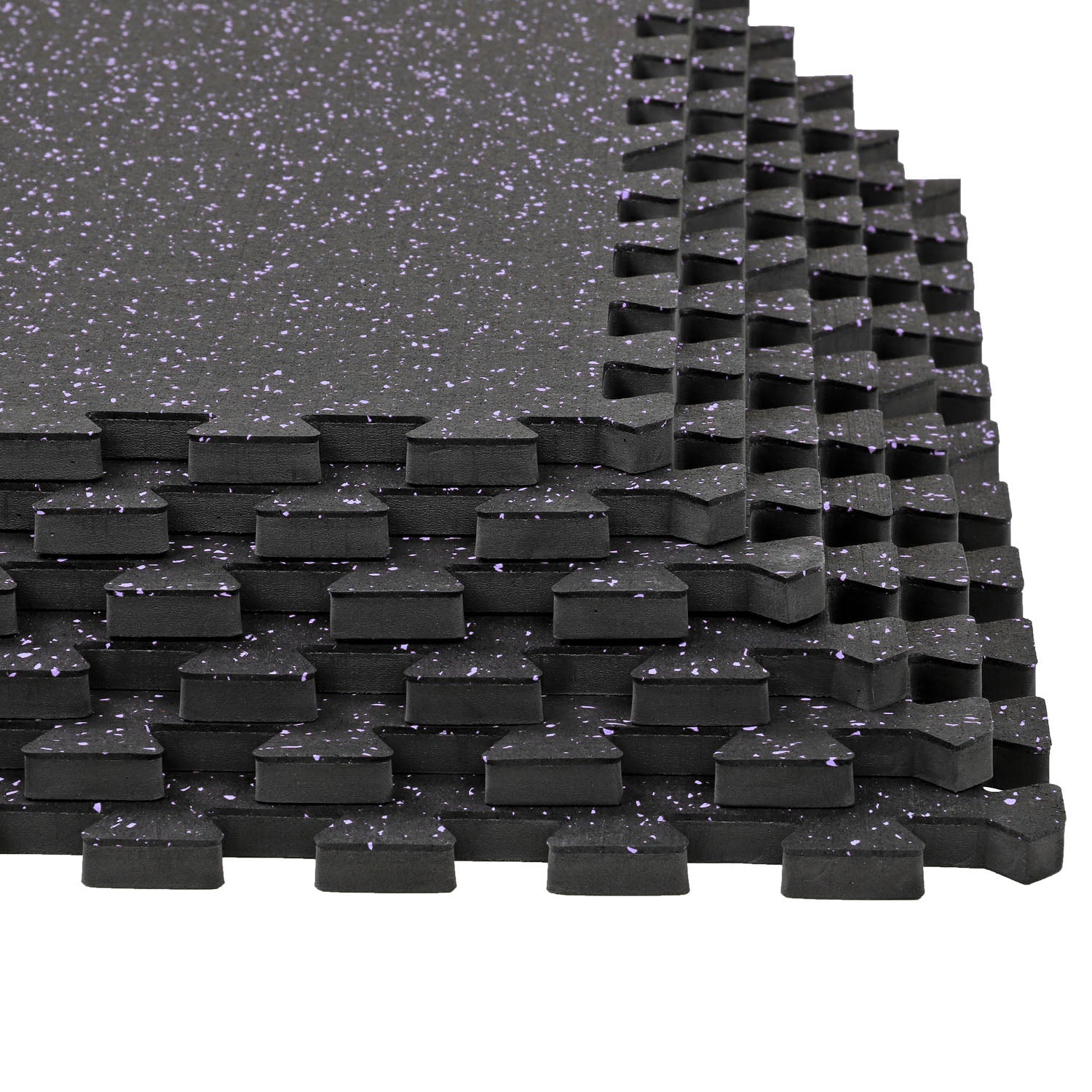 Xspec 3/8 Thick 100 Sq. ft. Interlocking Gym Eva Foam Floor Mats (24 x 24, 25 Pcs)